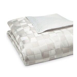 Hudson Park Collection Facets Duvet Cover Size Full/Queen